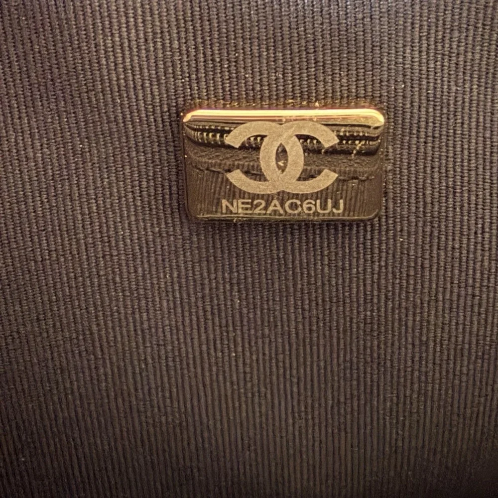 Chanel School Memory Large Flap Bag 22K Caviar Quilted Antique Gold Hardware NWT